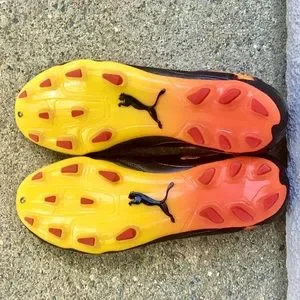 Puma Shoes Puma Navy Orange Powercat Tricks Cleats Poshmark